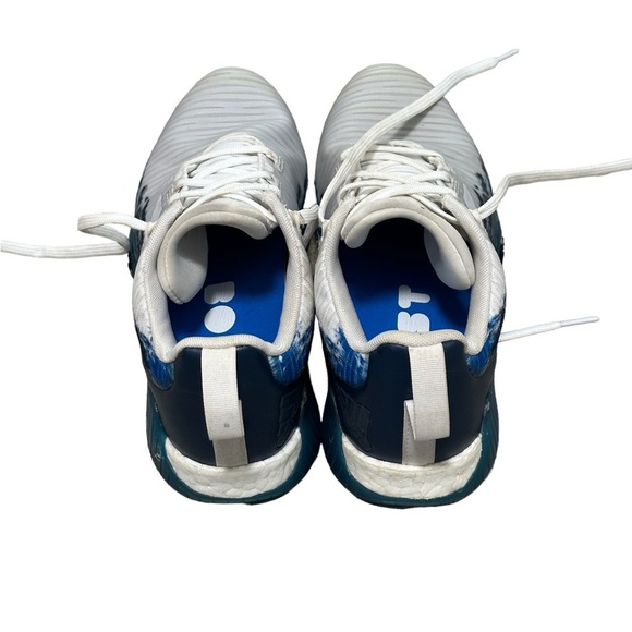 Men’s Adidas Golf 7 CODECHAOS Gray Blue Shoes Spikeless Lightweight Waterproof - Picture 10 of 11